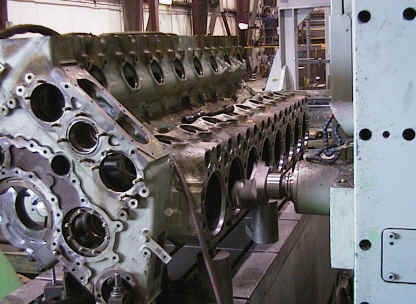 Engine machine shop for blocks, heads, valves, connecting rods.