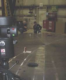 large machining verification with laser tracker